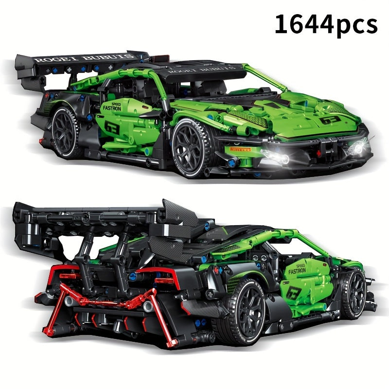1644pcs Technical Super Sport Car Building Blocks City Speed Famous Racing Vehicle Model Assemble Bricks Toys Birthday Gifts