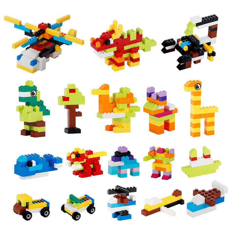 1000-Piece Creative Building Block Set - Classic City Bricks for Kids - Educational & Fun DIY Assembly Toys Easter Gift Christmas, Halloween Gift