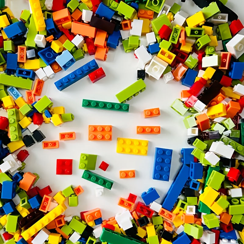 1000pcs Classic Building Blocks Set, Interlocking Plastic Bricks, Educational DIY Construction Toys, Safe ABS Material, for Creative Play, Home Decor, with Ideal for Halloween, Christmas, Birthday Gifts, for Boys & Girls Ages 6-8