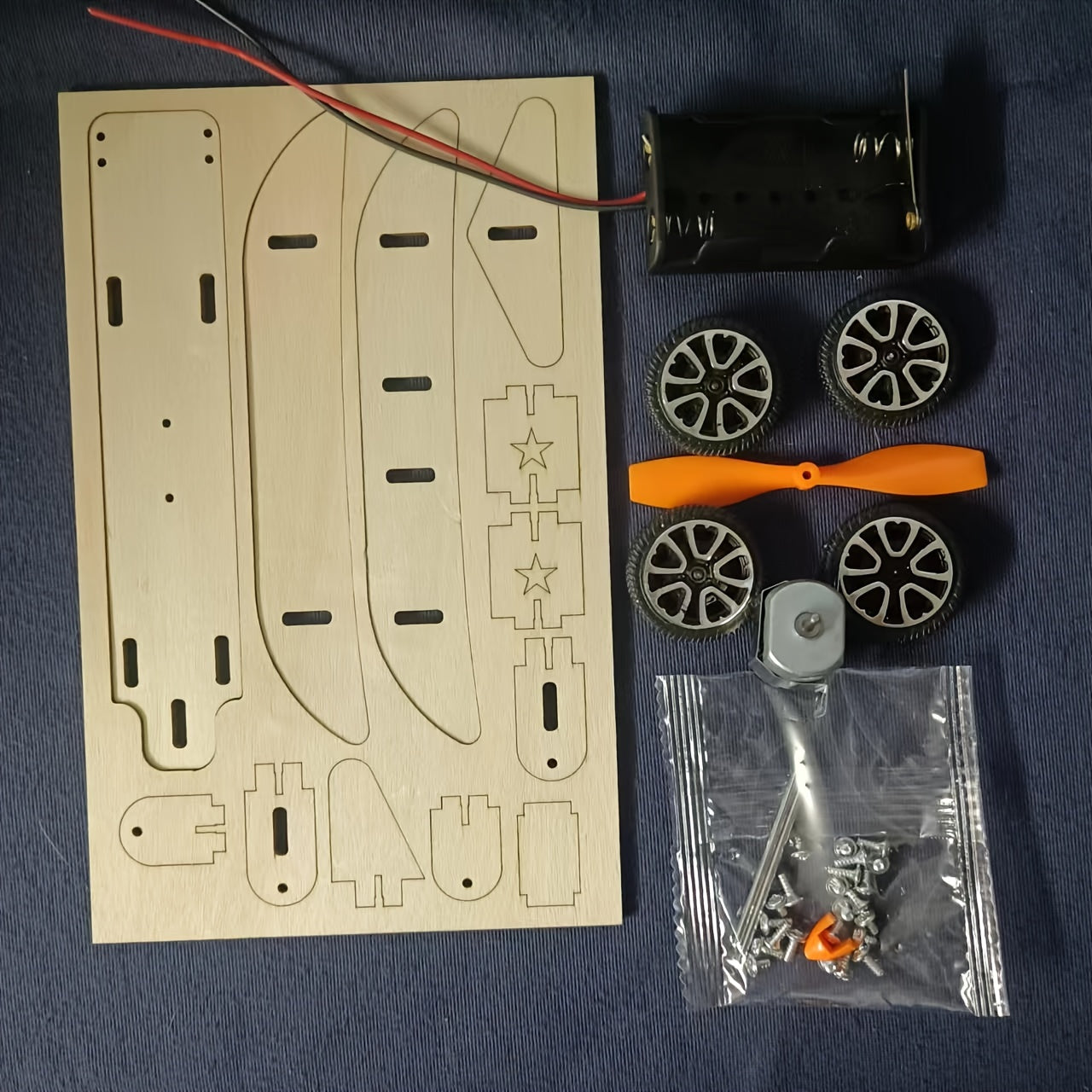 DIY Airplane Physics Education Toy Kit - Hands-On Learning, Experimental Skills, Color & Learn