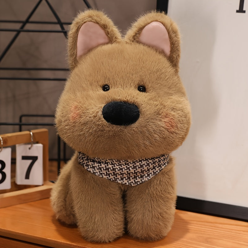 Kawaii Plush Toys Cute Kawaii 25cm\u002F9.84in Cartoon West Highland White Terrier Plush Toys - Western Highland Dog Stuffed Animals Plushies - Ideal Birthday or Holiday Gift for Halloween Christmas