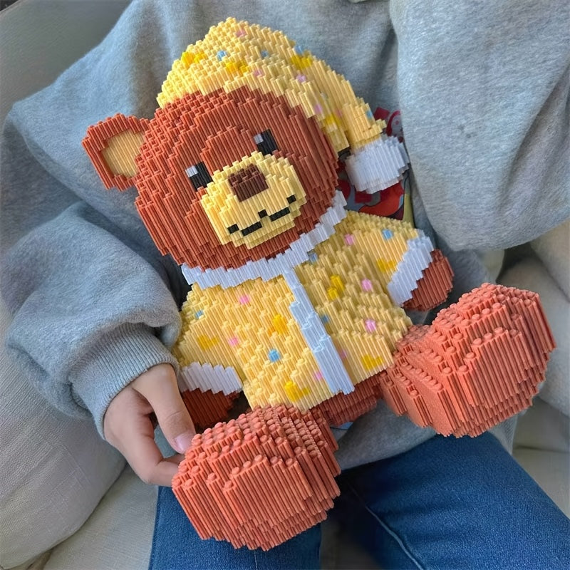 6000pcs Pajama Bear Building Blocks Set\u002FHome Handmade\u002FRelaxation\u002F3D Puzzle,\u002FParty Game\u002FHome Decoration\u002FBirthday Gift Choice\u002F | Perfect Gift for Teenagers and Adults |