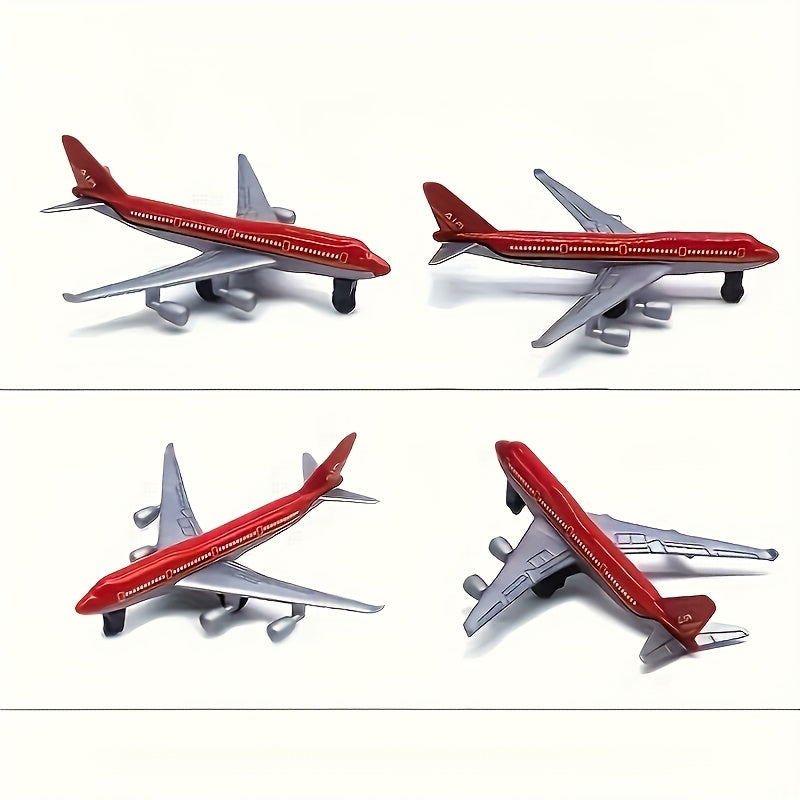 Premium Metal Collectible Toy Model Premium Alloy Diecast Fighter & Passenger Aircraft Model Set - Metal and Plastic Collectible Toy for Display, Perfect for Christmas, Thanksgiving, and Birthday Gifts, Home Decor