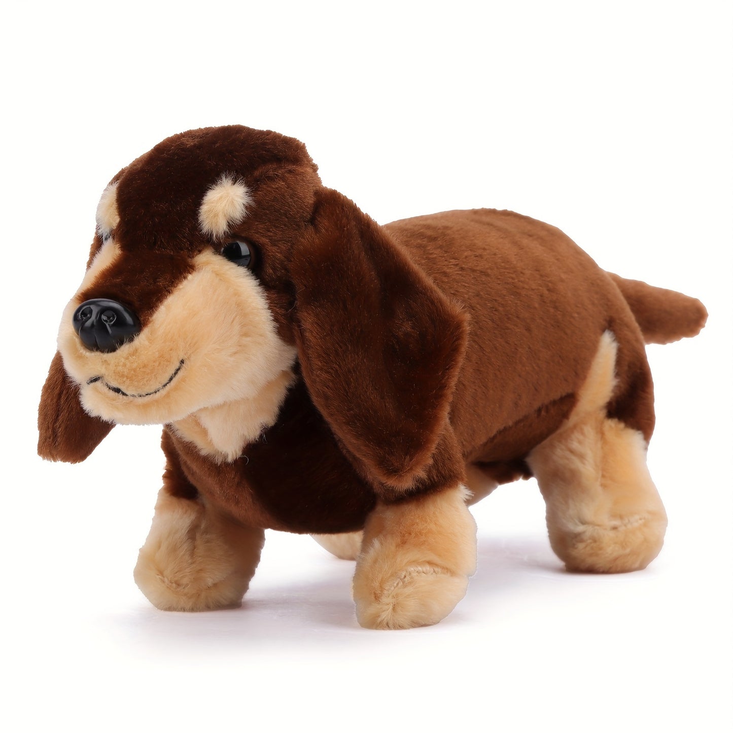 Soft Adorable Dachshund Plush Toy Simulation Pet Dog Plush Doll Stuffed Animals Birthday and Holiday Gifts Plushies