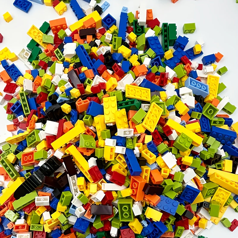 1000pcs Classic Building Blocks Set, Interlocking Plastic Bricks, Educational DIY Construction Toys, Safe ABS Material, for Creative Play, Home Decor, with Ideal for Halloween, Christmas, Birthday Gifts, for Boys & Girls Ages 6-8