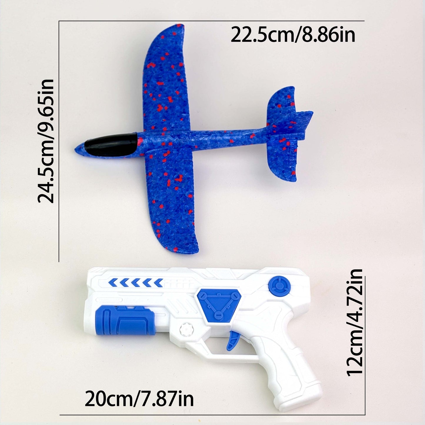 1 Set of Children's Foam Airplane Launcher: Outdoor Toys for Interactive Games - Safe and Flexible Outdoor Sports - Flying Foam Airplane, Suitable for Indoor and Outdoor Fun, Parent-Child Interaction, Christmas Gift Halloween Holiday Gift