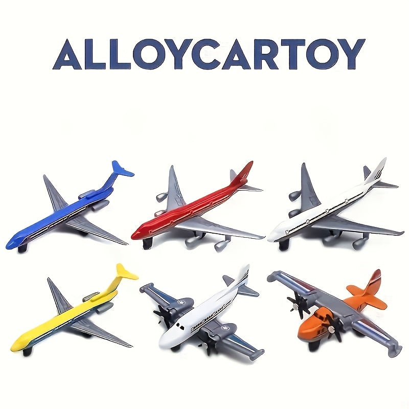 Premium Metal Collectible Toy Model Premium Alloy Diecast Fighter & Passenger Aircraft Model Set - Metal and Plastic Collectible Toy for Display, Perfect for Christmas, Thanksgiving, and Birthday Gifts, Home Decor