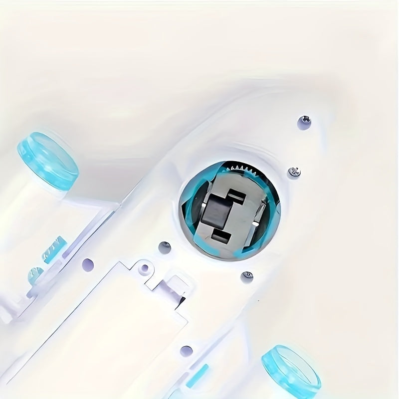 Interactive LED Airplane Toy with Lights & Sounds - Battery-Powered, Durable ABS Material, White - Perfect Gift for Youngsters 3+, Features Realistic Design with Blue & Green LEDs, Ideal for Preschoolers & Young Youngsters