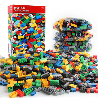 1000-Piece Creative Building Block Set - Classic City Bricks for Kids - Educational & Fun DIY Assembly Toys Easter Gift Christmas, Halloween Gift