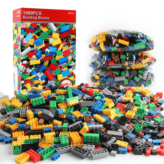 1000-Piece Creative Building Block Set - Classic City Bricks for Kids - Educational & Fun DIY Assembly Toys Easter Gift Christmas, Halloween Gift