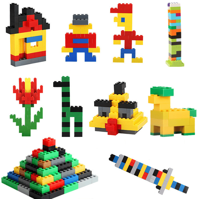 1000-Piece Creative Building Block Set - Classic City Bricks for Kids - Educational & Fun DIY Assembly Toys Easter Gift Christmas, Halloween Gift