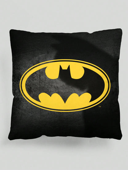 Batman X ROMWE Cartoon Graphic Pillow Cover Multicolor