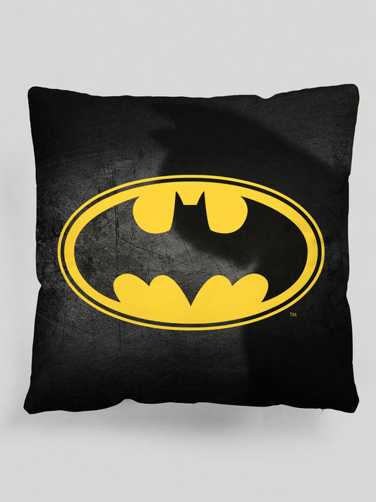 Batman X ROMWE Cartoon Graphic Pillow Cover Multicolor