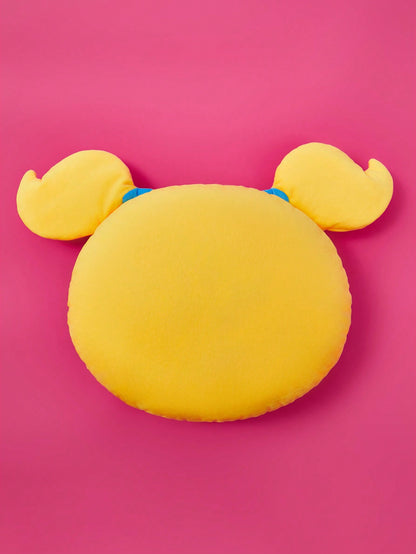 THE POWERPUFF GIRLS X SHEIN Cute Cartoon Yellow Plush Pillow Yellow