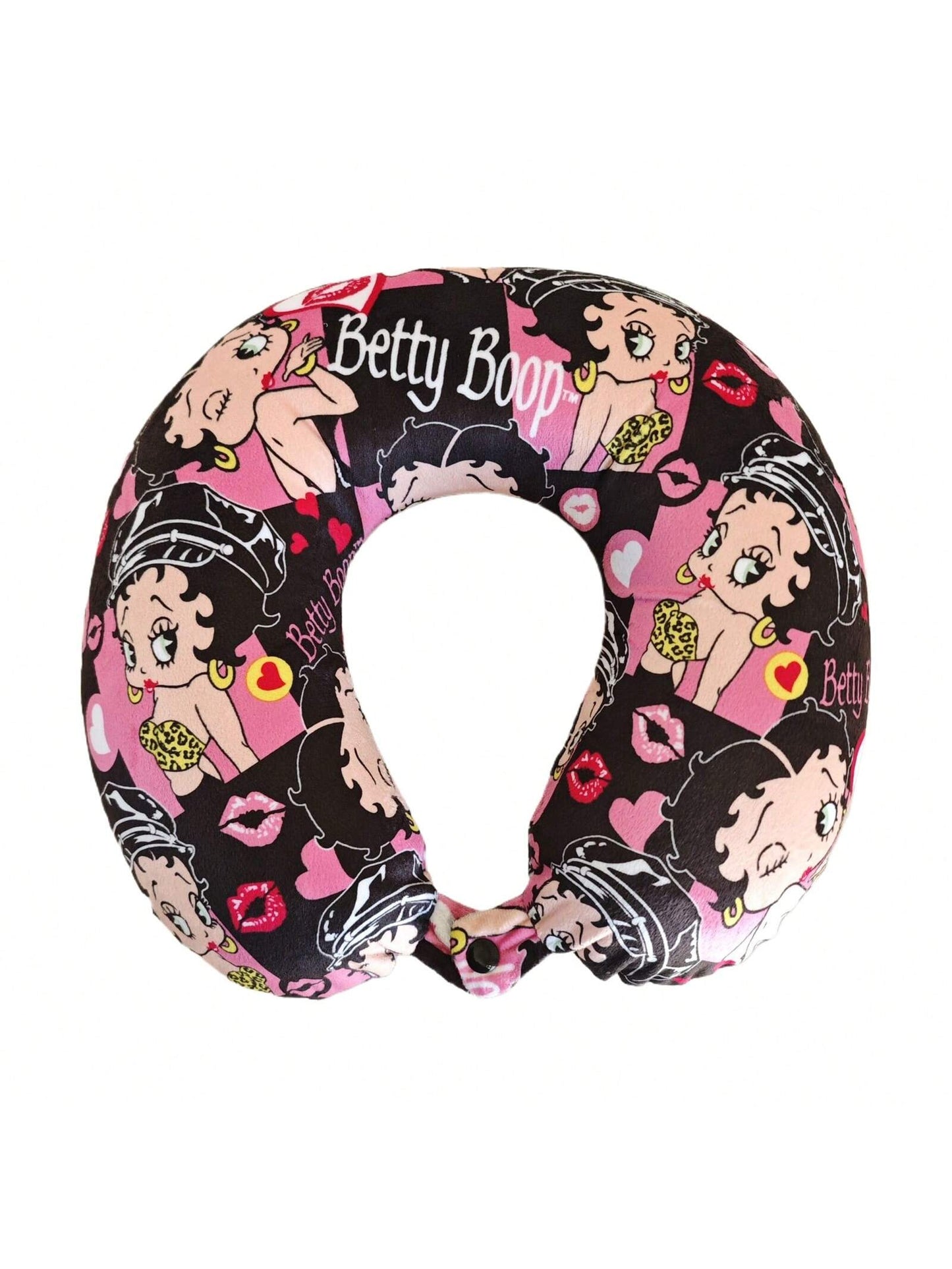 Betty Boop High Quality Memory Foam Travel Pillow – Soft Neck Support With Iconic Prints For Comfort On The Go Classic Cartoon