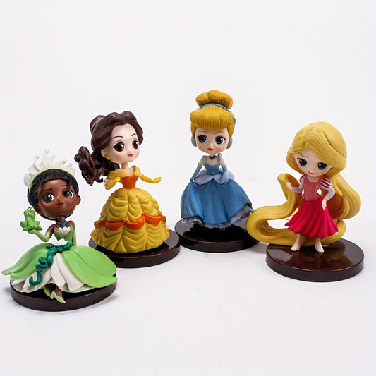 Movable Doll Models 8pcs\u002FSet Pocket Princess Doll Models - Movable, Cute, and Compact - for Home, Car, Desktop Decoration and Gifts