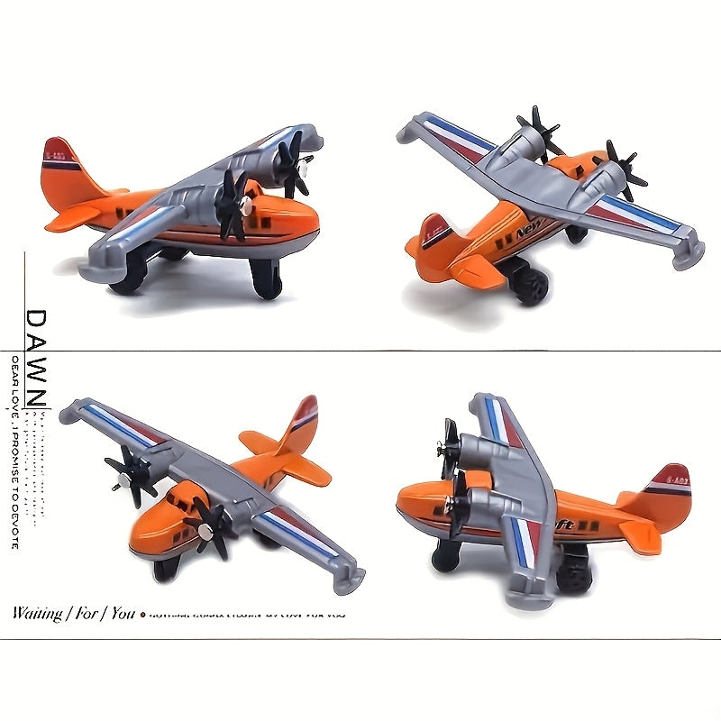 Premium Metal Collectible Toy Model Premium Alloy Diecast Fighter & Passenger Aircraft Model Set - Metal and Plastic Collectible Toy for Display, Perfect for Christmas, Thanksgiving, and Birthday Gifts, Home Decor