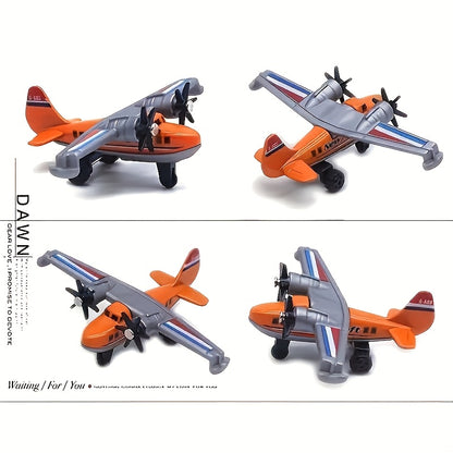 Premium Metal Collectible Toy Model Premium Alloy Diecast Fighter & Passenger Aircraft Model Set - Metal and Plastic Collectible Toy for Display, Perfect for Christmas, Thanksgiving, and Birthday Gifts, Home Decor