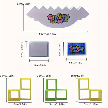 Fun Stacked Building Blocks Game for Building, Stacking and Balancing