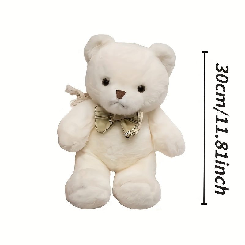 1pc, Cute Cartoon Teddy Bear Plush Toy, Soft Plush Animal Teddy Bear, Plush Toy, Doll Perfect Birthday Gift, Beautiful Home Decoration Plush Bear for Girls and Boys