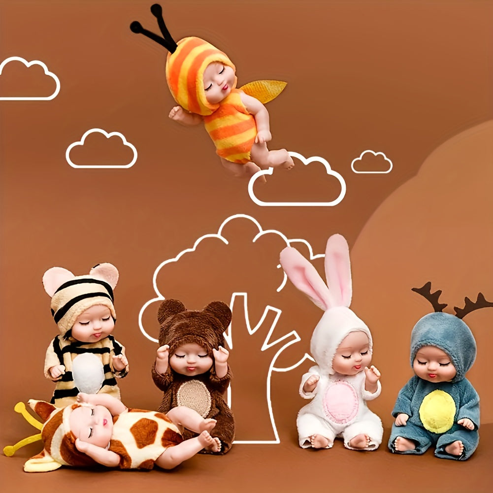 Cute 6pcs Fairy Princess Doll Set - 4.3\