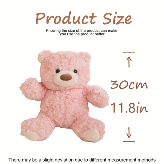 Adorable Plush Teddy Bear Toy in Three Colors, Perfect As a Soft Stuffed Animal Gift for Family And Friends, Ideal for Room Decor.