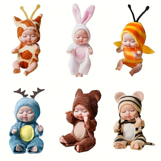 Cute 6pcs Fairy Princess Doll Set - 4.3\