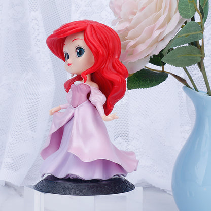 Pink Anime Mermaid Princess Decoration Ornament, Handmade, Other Plastic, for Party, Birthday Gift