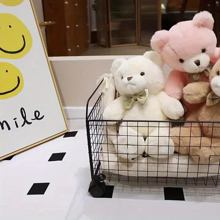 1pc, Cute Cartoon Teddy Bear Plush Toy, Soft Plush Animal Teddy Bear, Plush Toy, Doll Perfect Birthday Gift, Beautiful Home Decoration Plush Bear for Girls and Boys