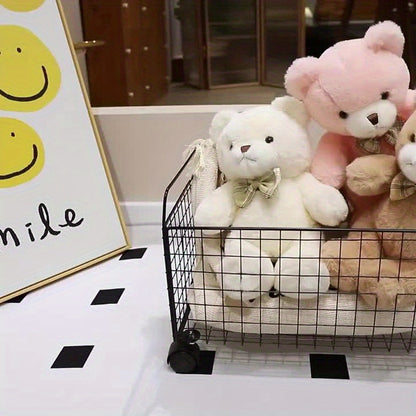 1pc, Cute Cartoon Teddy Bear Plush Toy, Soft Plush Animal Teddy Bear, Plush Toy, Doll Perfect Birthday Gift, Beautiful Home Decoration Plush Bear for Girls and Boys