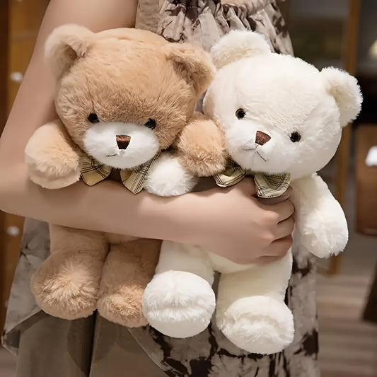 1pc, Cute Cartoon Teddy Bear Plush Toy, Soft Plush Animal Teddy Bear, Plush Toy, Doll Perfect Birthday Gift, Beautiful Home Decoration Plush Bear for Girls and Boys