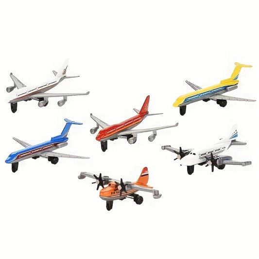 Premium Metal Collectible Toy Model Premium Alloy Diecast Fighter & Passenger Aircraft Model Set - Metal and Plastic Collectible Toy for Display, Perfect for Christmas, Thanksgiving, and Birthday Gifts, Home Decor