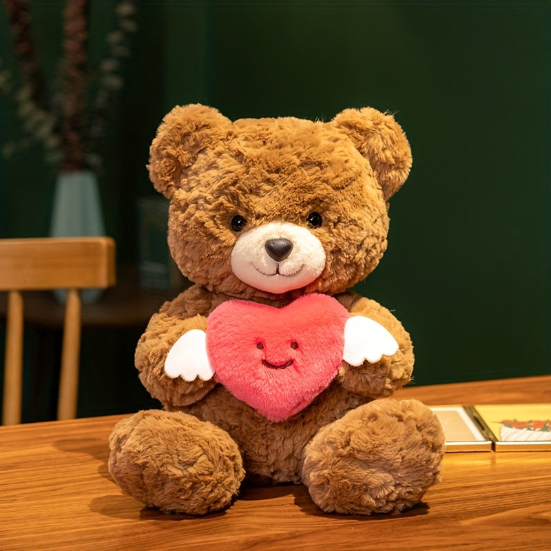 Romantic Teddy Bear Plush Toy Soft & Cuddly Stuffed Bear Perfect Gift for Girlfriend Premium Quality Plush Animal Ideal for Anniversaries, Birthdays & Special Occasions