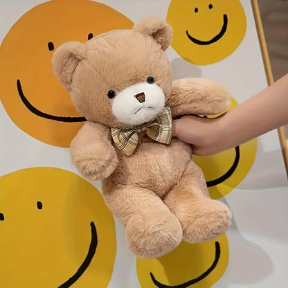1pc, Cute Cartoon Teddy Bear Plush Toy, Soft Plush Animal Teddy Bear, Plush Toy, Doll Perfect Birthday Gift, Beautiful Home Decoration Plush Bear for Girls and Boys