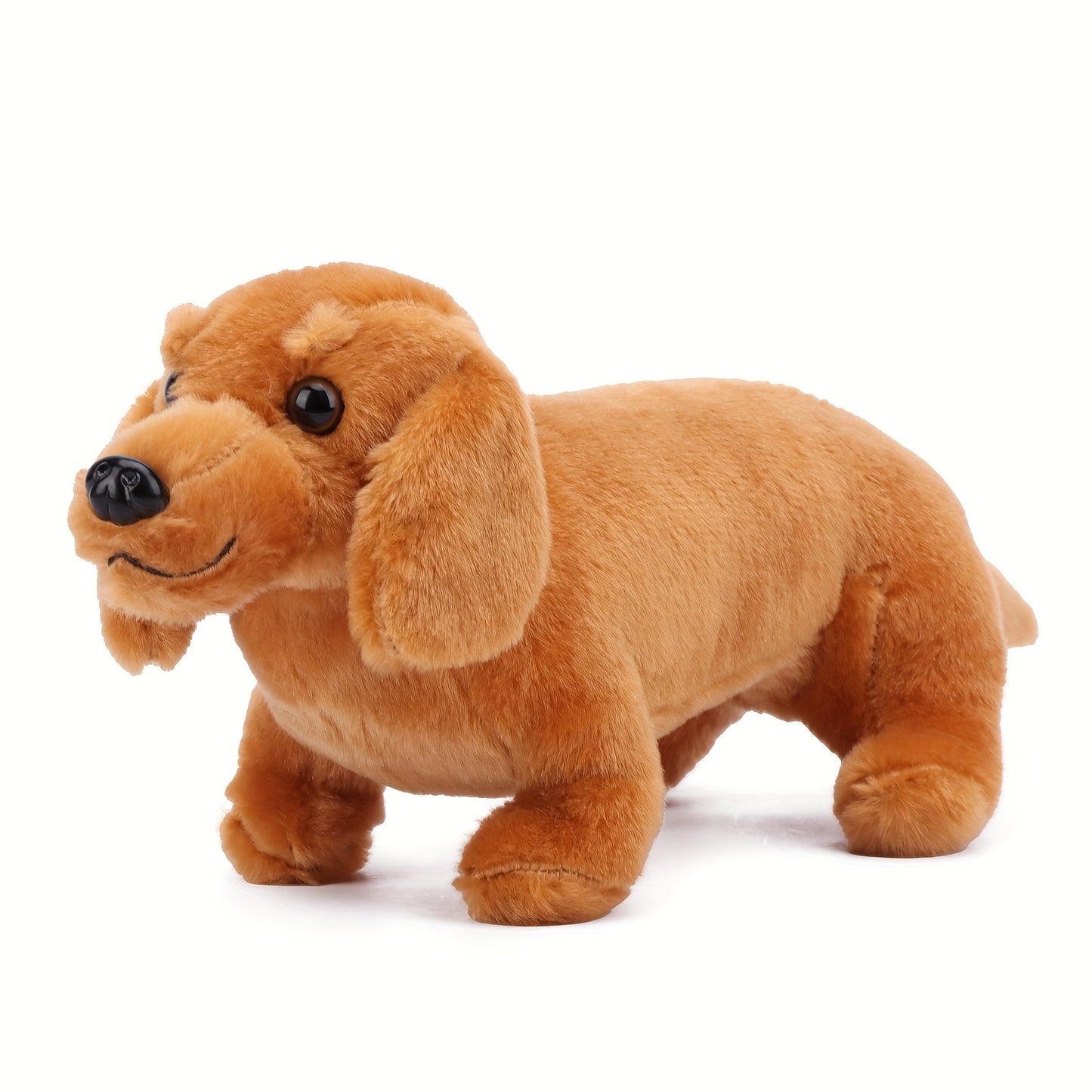 Soft Adorable Dachshund Plush Toy Simulation Pet Dog Plush Doll Stuffed Animals Birthday and Holiday Gifts Plushies