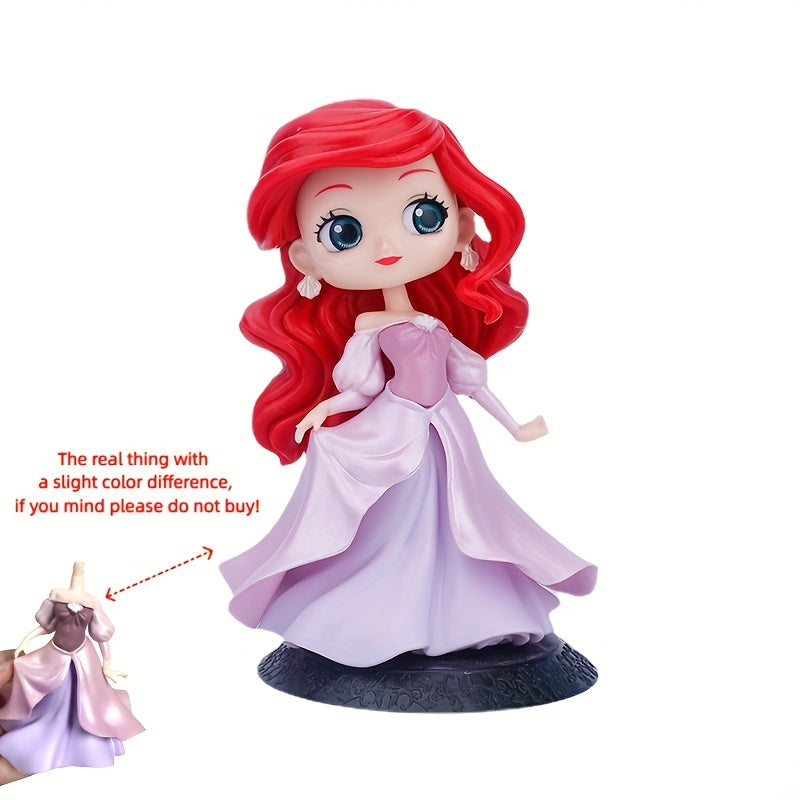 Pink Anime Mermaid Princess Decoration Ornament, Handmade, Other Plastic, for Party, Birthday Gift