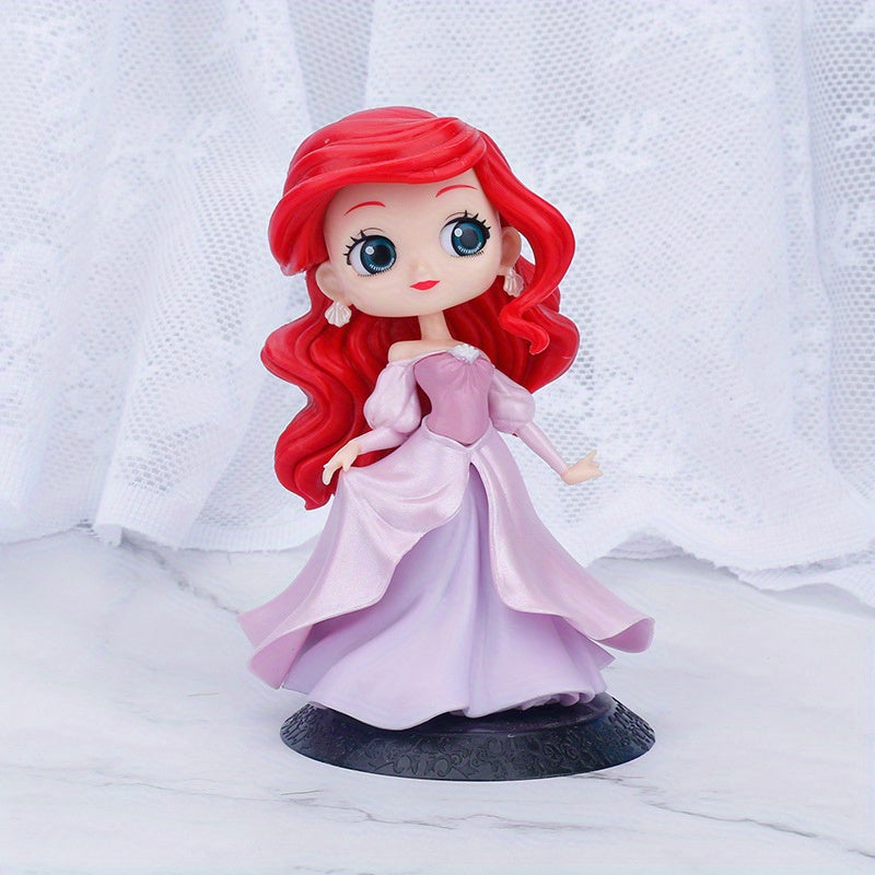 Pink Anime Mermaid Princess Decoration Ornament, Handmade, Other Plastic, for Party, Birthday Gift