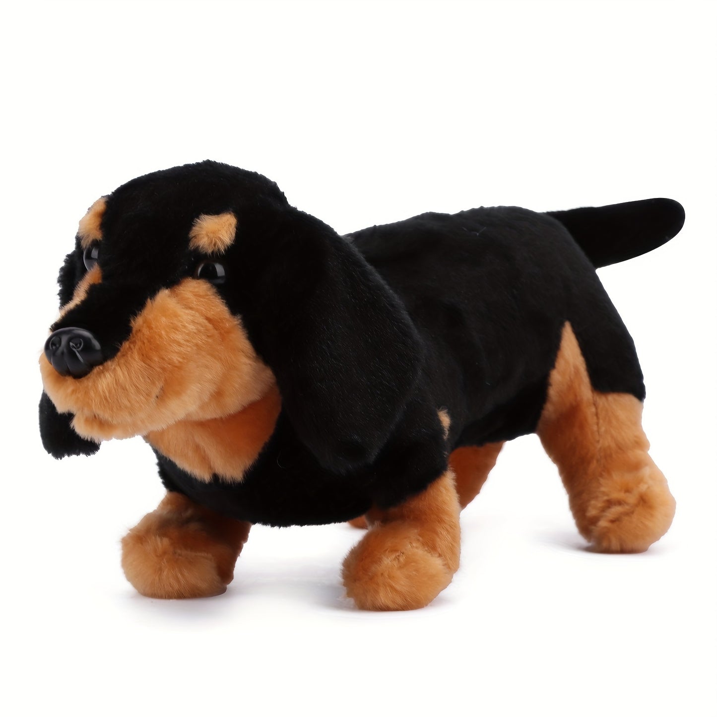 Soft Adorable Dachshund Plush Toy Simulation Pet Dog Plush Doll Stuffed Animals Birthday and Holiday Gifts Plushies