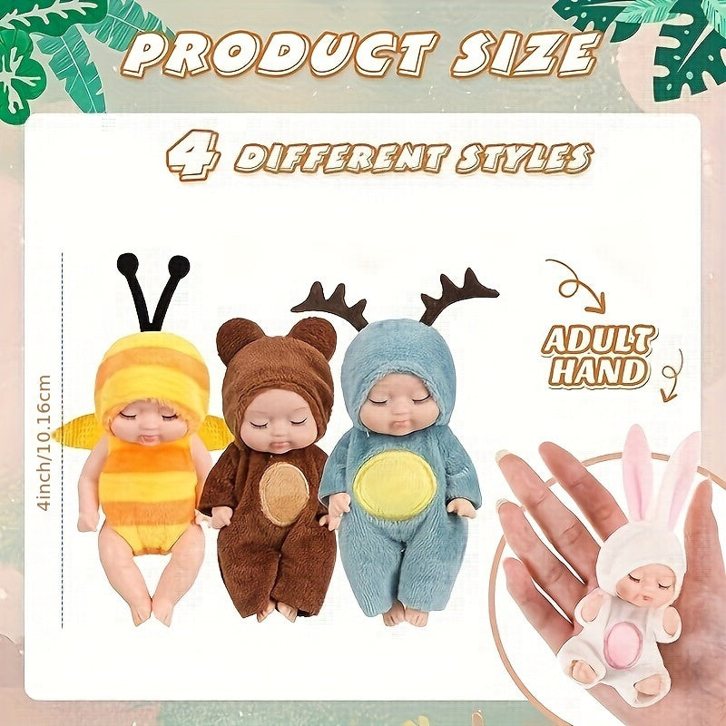 Cute 6pcs Fairy Princess Doll Set - 4.3\