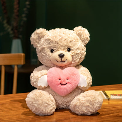 Romantic Teddy Bear Plush Toy Soft & Cuddly Stuffed Bear Perfect Gift for Girlfriend Premium Quality Plush Animal Ideal for Anniversaries, Birthdays & Special Occasions