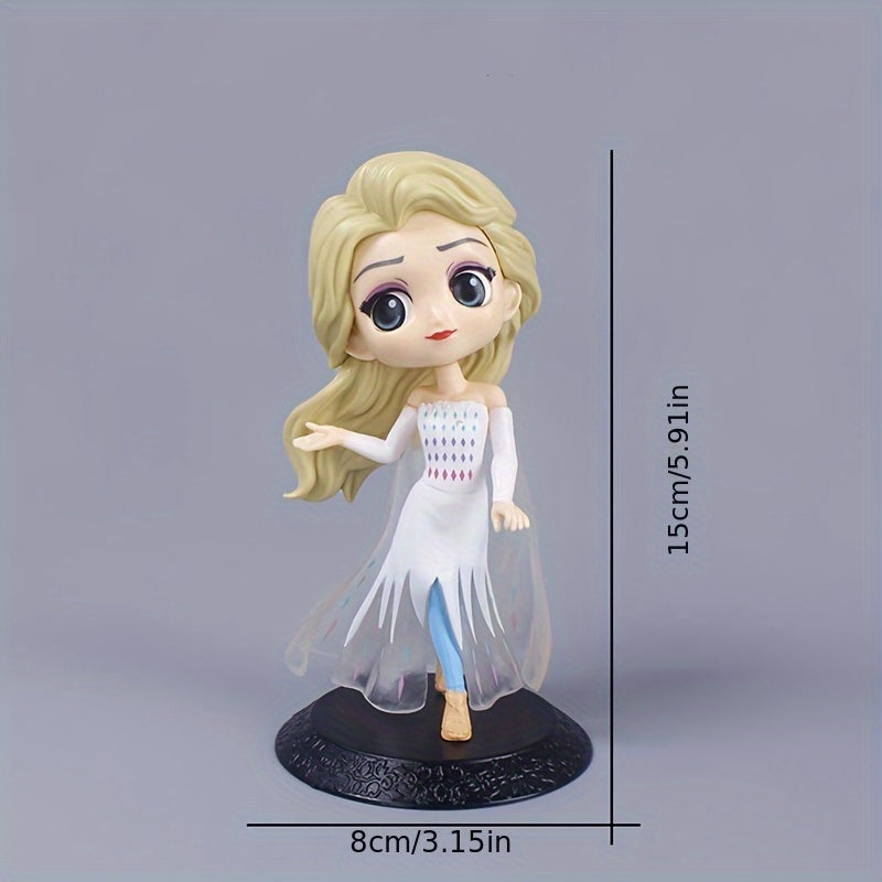 2pcs set Elsa and Anna Princess series daily holiday party table decorations, ideal gift for friends, four-generation princess Elsa crown, Anna holiday gift
