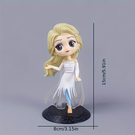 2pcs set Elsa and Anna Princess series daily holiday party table decorations, ideal gift for friends, four-generation princess Elsa crown, Anna holiday gift