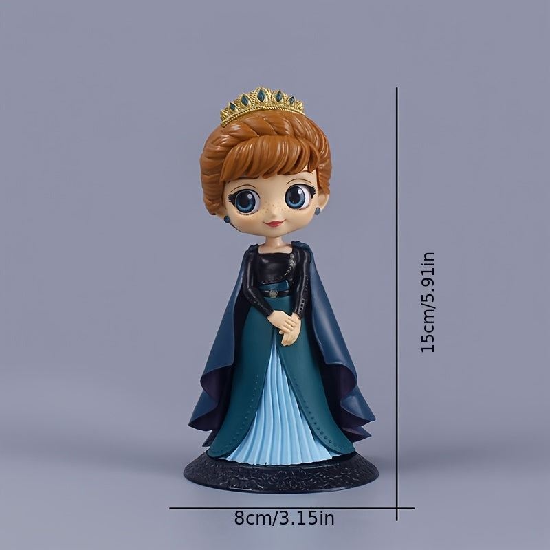 2pcs set Elsa and Anna Princess series daily holiday party table decorations, ideal gift for friends, four-generation princess Elsa crown, Anna holiday gift
