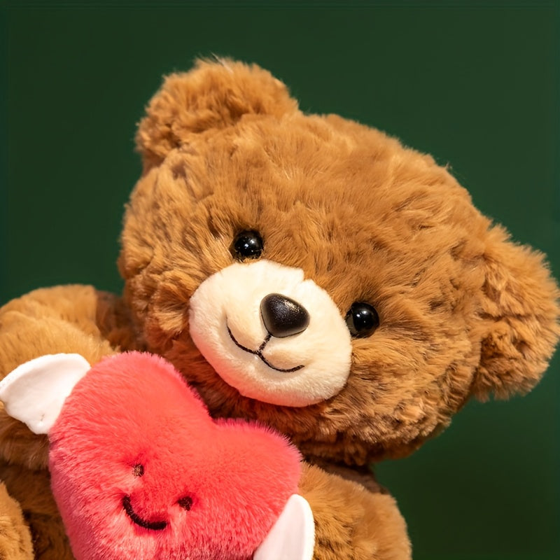 Romantic Teddy Bear Plush Toy Soft & Cuddly Stuffed Bear Perfect Gift for Girlfriend Premium Quality Plush Animal Ideal for Anniversaries, Birthdays & Special Occasions