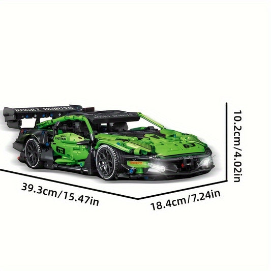 1644pcs Technical Super Sport Car Building Blocks City Speed Famous Racing Vehicle Model Assemble Bricks Toys Birthday Gifts