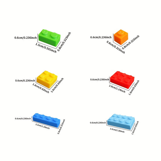 1200pcs Children's Educational Small Grain Building Blocks, Puzzle Toys, Plug-in Building Blocks, Suitable for Thanksgiving, Halloween, Christmas, Boy and Girl Birthday Gifts, Grain Colors and Shapes are Random