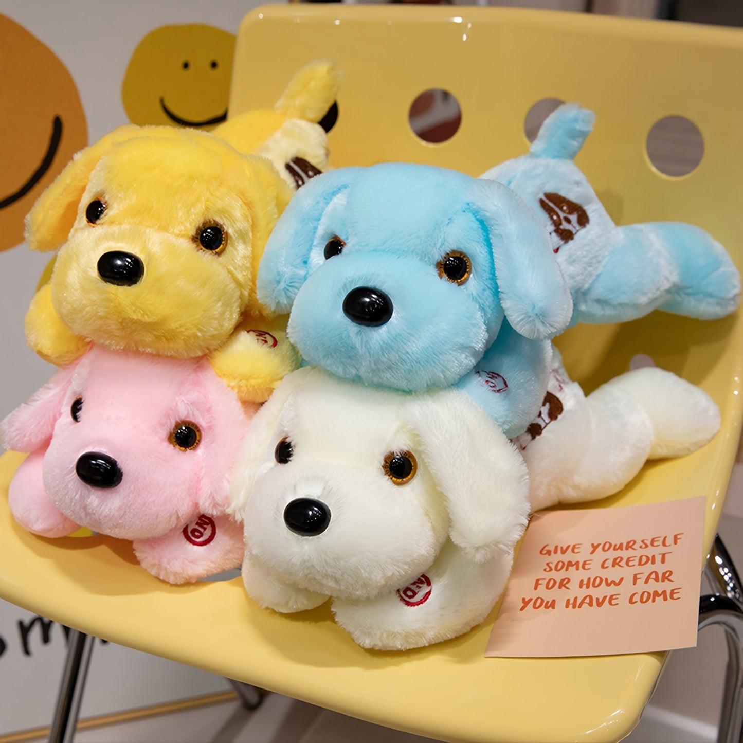 Glowing LED Puppy Plush Toy - Soft Polyester Dog Stuffed Animal with Colorful Lights, Safe for 0-3 Years - Night Comfort Companion, 13.7\