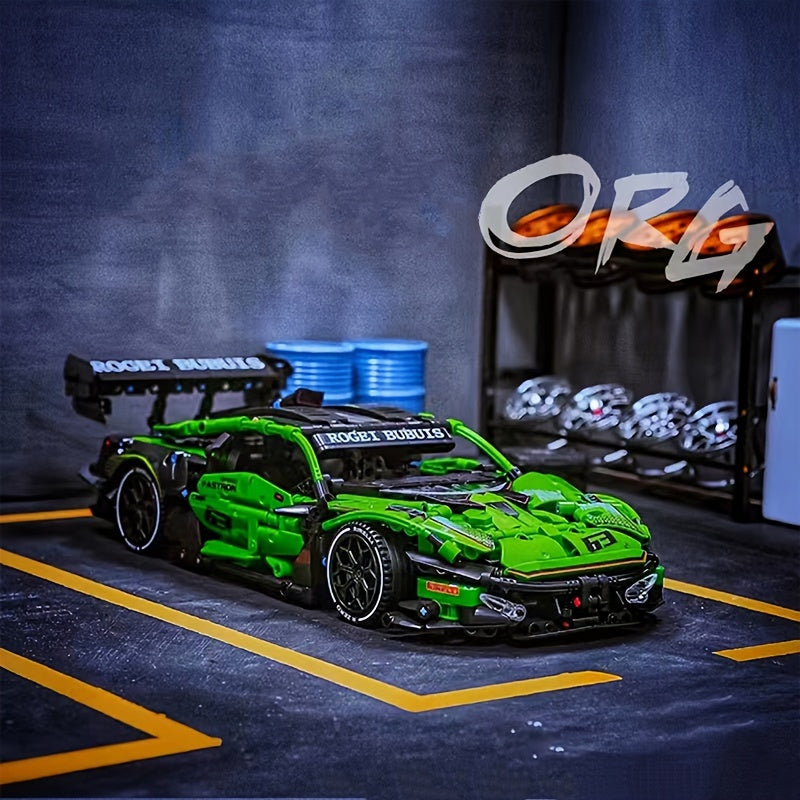 1644pcs Technical Super Sport Car Building Blocks City Speed Famous Racing Vehicle Model Assemble Bricks Toys Birthday Gifts