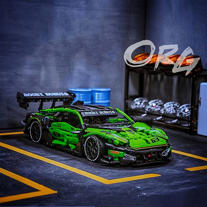 1644pcs Technical Super Sport Car Building Blocks City Speed Famous Racing Vehicle Model Assemble Bricks Toys Birthday Gifts